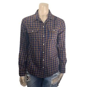 3/$30 - Lucky Brand Plaid Button Up Size Small
